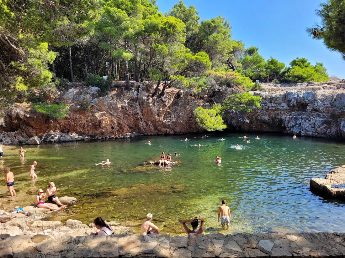 Lago de Agua Salada del Mar Muerto (Mrtvo more), Dubrovnik