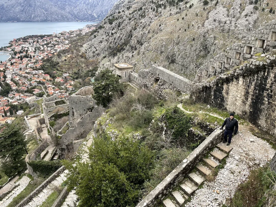 Kotor gamle bydels Bymure & Sankt Johannes-fæstningen, Dubrovnik