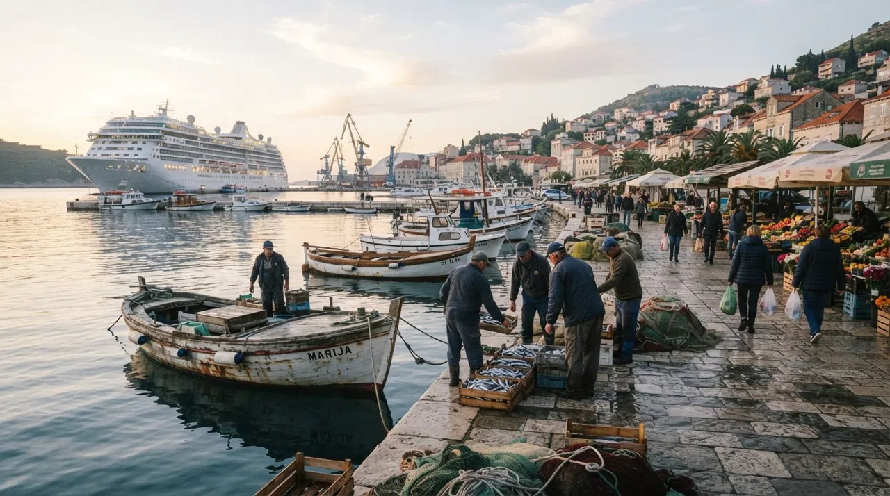 Gruž, Dubrovnik: el puerto donde la ciudad realmente vive
