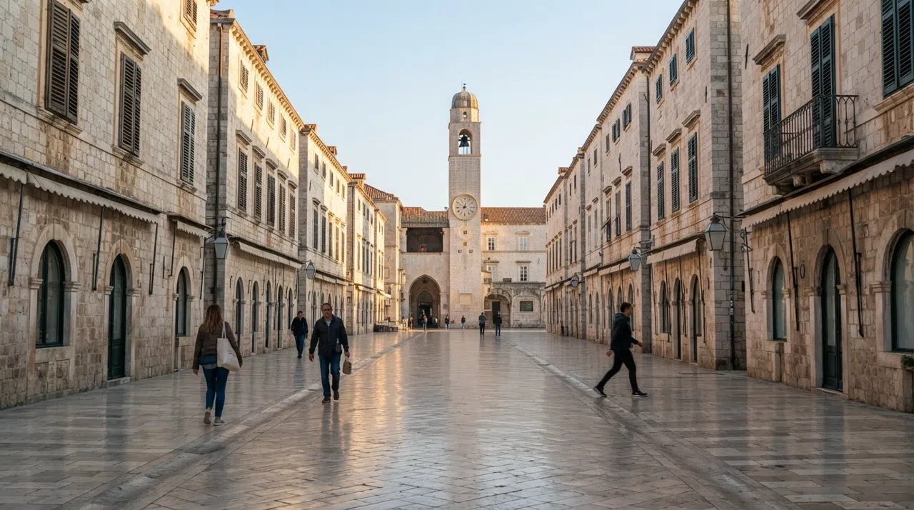 Casco antiguo (Stari Grad), Dubrovnik: dentro de las murallas, antes de las multitudes